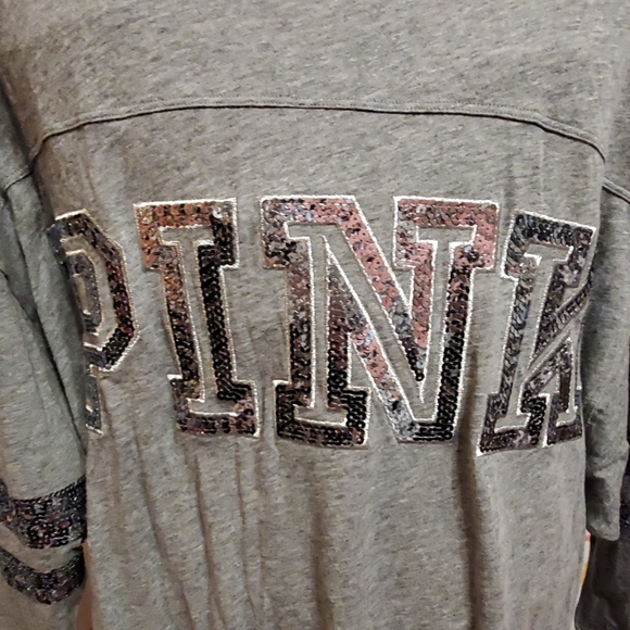 3/4 length sleeve bling tee - Picture 3 of 4